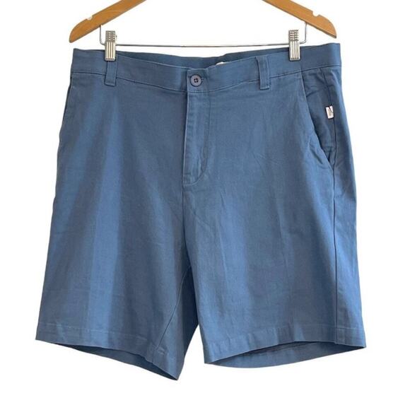 Onia Other - Men's Onia Cotton-blend Twill Chino Shorts in Slate Blue Size 34
